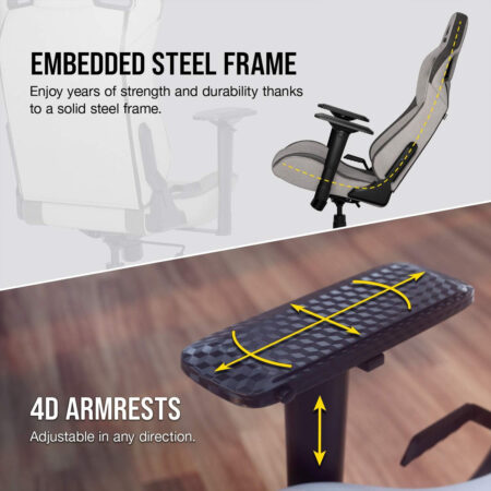Corsair T3 RUSH Fabric Gaming Chair