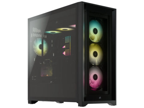 iCUE 5000X RGB Tempered Glass Mid-Tower ATX PC Smart Case – Black