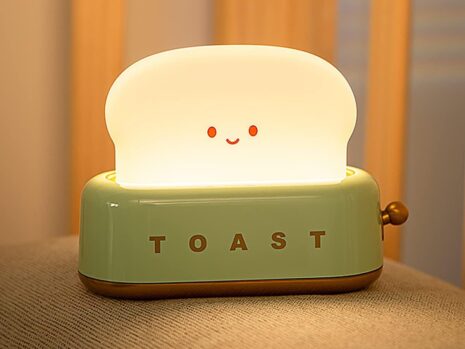 Cute Toaster LED Night Light – Green