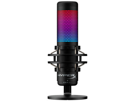 HyperX QuadCast S – RGB USB Condenser Microphone for PC, PS4 and Mac