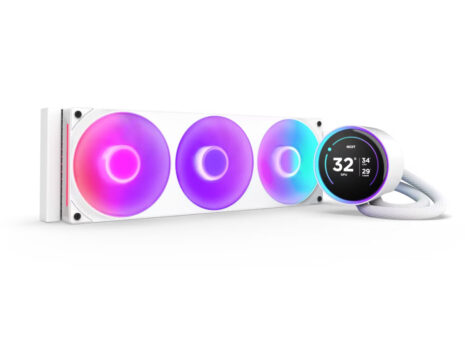 NZXT Kraken Elite 360 RGB – 360mm AIO Liquid Cooler with 2.72″ IPS LCD & RGB – White