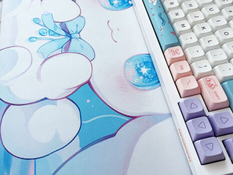 Cute Cinnamoroll Gaming Desk Mat