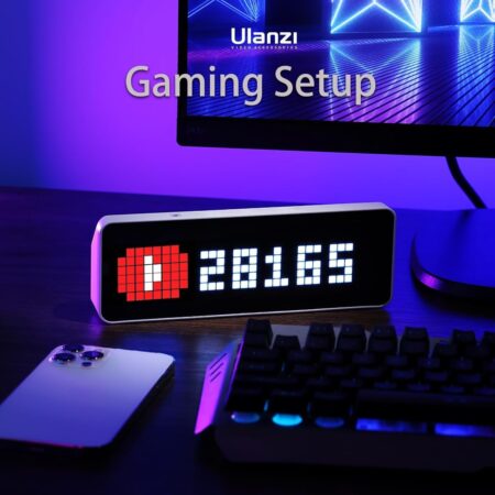 Ulanzi TC001 Smart Pixel Clock | Social Media Counter