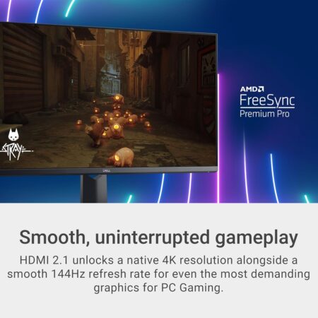 Dell G3223Q 32" 4K UHD Gaming Monitor - 144Hz, 1ms Response, AMD FreeSync