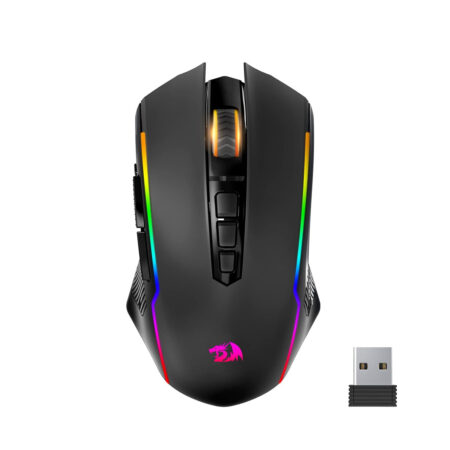 Redragon Wireless Gaming Mouse, 8000 DPI, RGB Lighting, Fire Button – Ultimate PC Gaming Mice