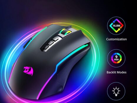 Redragon Wireless Gaming Mouse, 8000 DPI, RGB Lighting, Fire Button – Ultimate PC Gaming Mice
