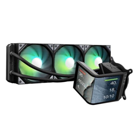 TRYX Panorama SE 360 360mm AIO with Rotatable 6.5'' AMOLED Curved Screen & 3D Anamorphic Effect