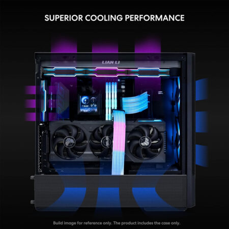 LIAN LI LANCOOL 207 Compact ATX RGB Gaming Computer Case - Black