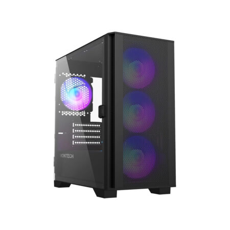 Montech AIR 100 ARGB Micro-ATX Tower: Four Pre-Installed ARGB Fans & Ultra-Minimalist Design