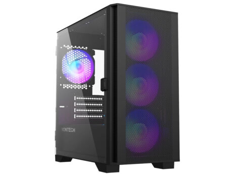 Montech AIR 100 ARGB Micro-ATX Tower: Four Pre-Installed ARGB Fans & Ultra-Minimalist Design