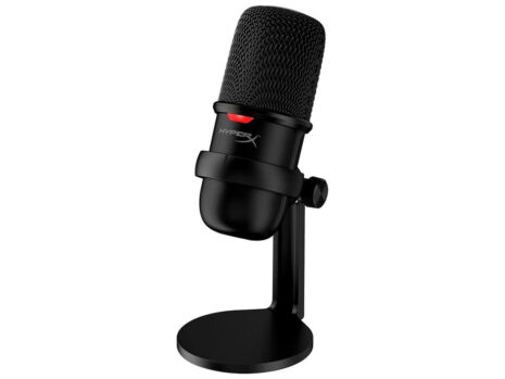 HyperX SoloCast USB Condenser Gaming Microphone with Tap-to-Mute for PC, PS4, PS5, and Mac