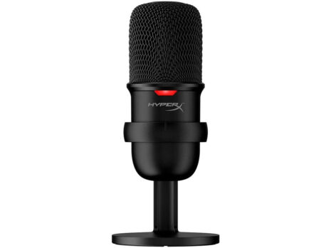 HyperX SoloCast USB Condenser Gaming Microphone with Tap-to-Mute for PC, PS4, PS5, and Mac