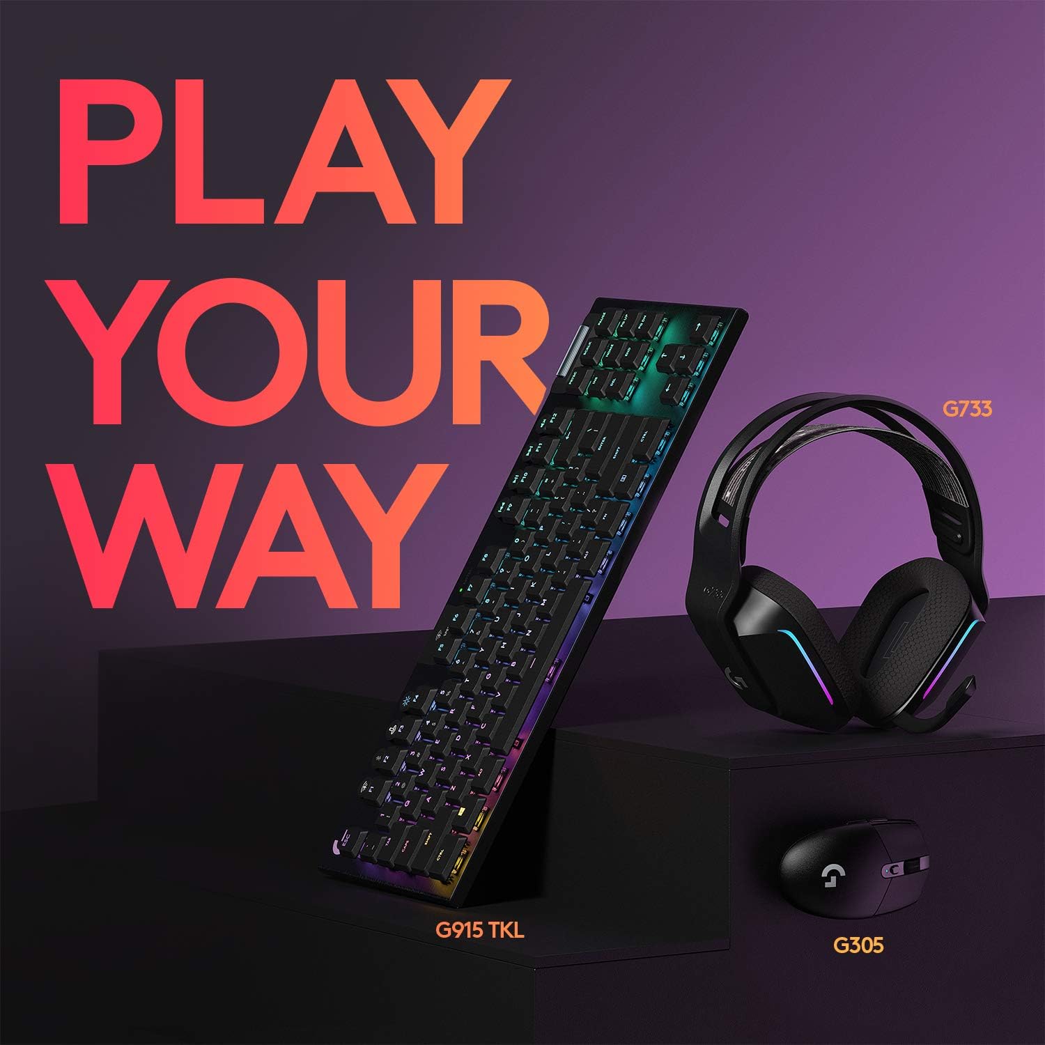 Logitech G305 LIGHTSPEED Wireless Gaming Mouse, Hero 12K Sensor, 12,000 DPI, Lightweight, 6 Programmable Buttons, 250h Battery Life