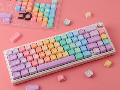 Tsungup MOA Profile PBT Rainbow Candy Dye Sub Mechanical Keyboard Keycaps