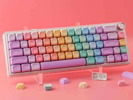 Tsungup MOA Profile PBT Rainbow Candy Dye Sub Mechanical Keyboard Keycaps