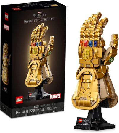 LEGO Marvel Infinity Gauntlet Set 76191 - Collectible Thanos Glove with Infinity Stones