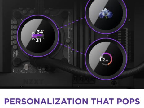 NZXT Kraken 360 AIO Liquid CPU Cooler with Custom LCD