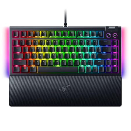 Razer BlackWidow V4 75% Mechanical Gaming Keyboard: Compact, Durable & Hot-Swappable Design