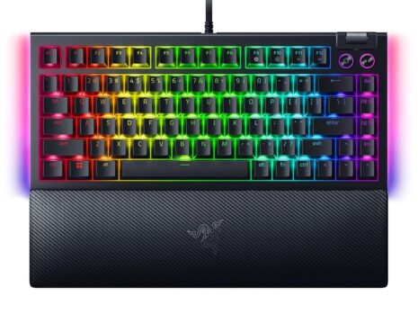 Razer BlackWidow V4 75% Mechanical Gaming Keyboard: Compact, Durable & Hot-Swappable Design