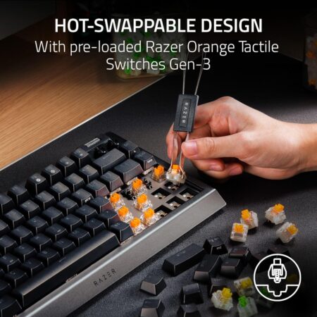 Razer BlackWidow V4 75% Mechanical Gaming Keyboard