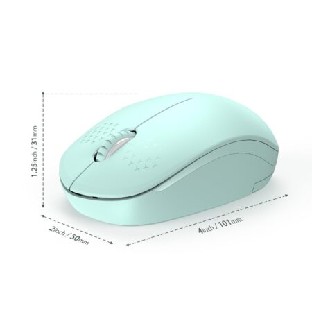 Seenda Wireless 2.4G Noiseless Mouse with USB Receiver - Portable PC Mouse