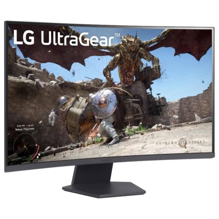 LG Ultragear 32GS60QC-B 32" Curved QHD Gaming Monitor 180Hz 1ms 1000R AMD FreeSync