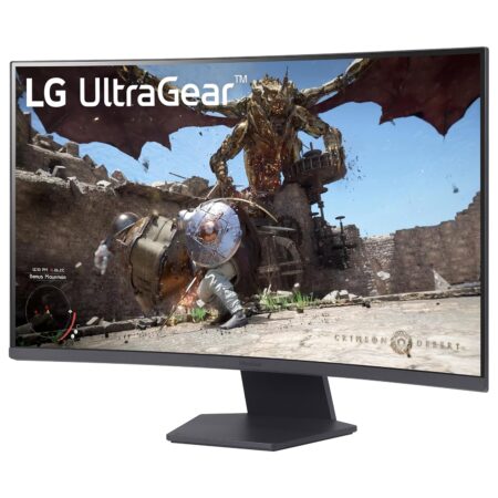 LG Ultragear 32GS60QC-B 32" Curved QHD Gaming Monitor 180Hz 1ms 1000R AMD FreeSync