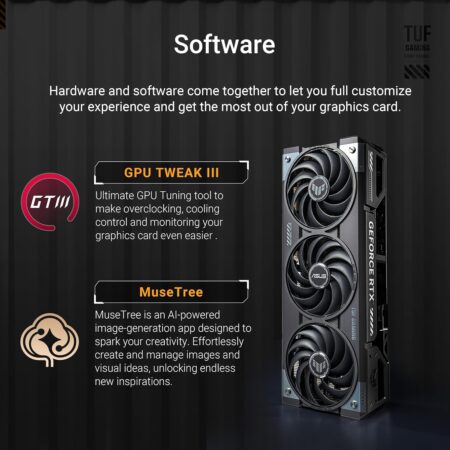 ASUS TUF Gaming GeForce RTX 5070 12GB GDDR7 OC Edition Graphics Card - PCIe 5.0, HDMI/DP