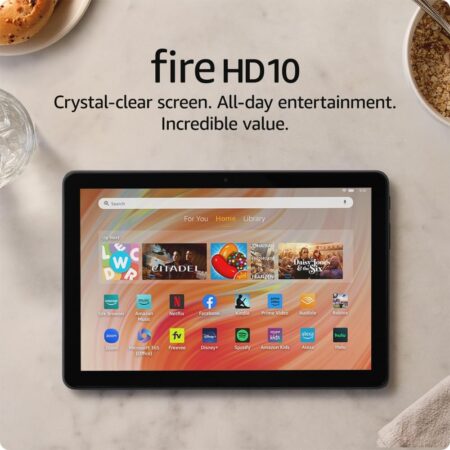 Amazon Fire HD 10 Tablet (Latest Model) - 10.1" Full HD Screen for Ultimate Relaxation