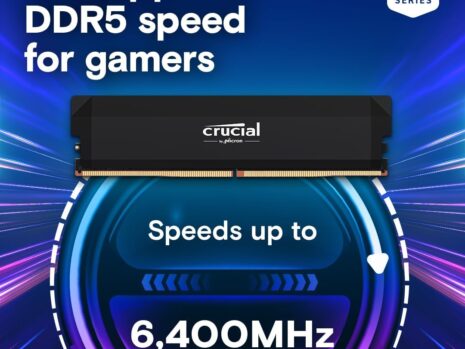 Crucial Pro 64GB DDR5 6400MHz CL40 Gaming RAM Kit (2x32GB) with Intel XMP Overclocking