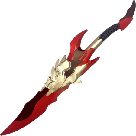 Solo Leveling 2-Piece Medieval Fantasy Kamish Wrath Foam Dagger Set for Cosplay and Collection