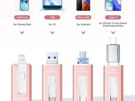MFi Certified 256GB Flash Drive for iPhone/iPad/Android/Mac/Windows