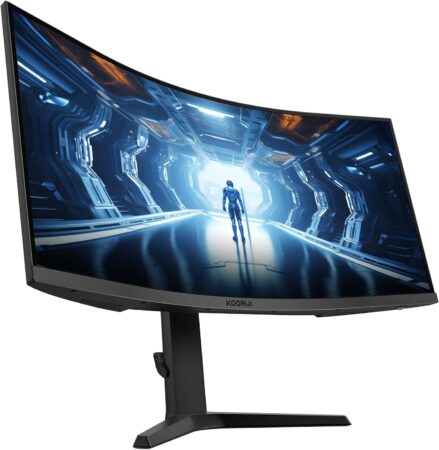 KOORUI 34" Curved Ultrawide WQHD Gaming Monitor 165Hz, 1000R, 1ms MPRT, PIP/PBP