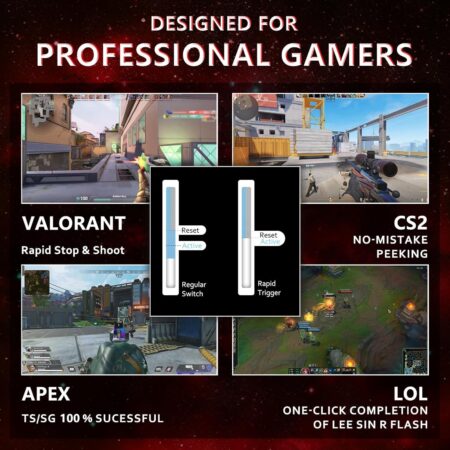 Attack Shark X65 HE Wired Magnetic Switch Gaming Keyboard & R1 Mouse Combo