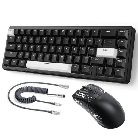 Attack Shark X65 HE Wired Magnetic Switch Gaming Keyboard & R1 Mouse Combo