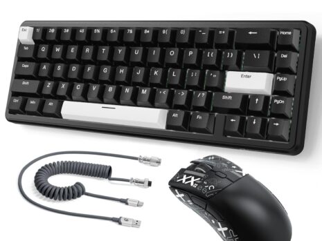 Attack Shark X65 HE Wired Magnetic Switch Gaming Keyboard & R1 Mouse Combo