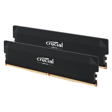 Crucial Pro 64GB DDR5 6400MHz CL40 Gaming RAM Kit (2x32GB) with Intel XMP Overclocking