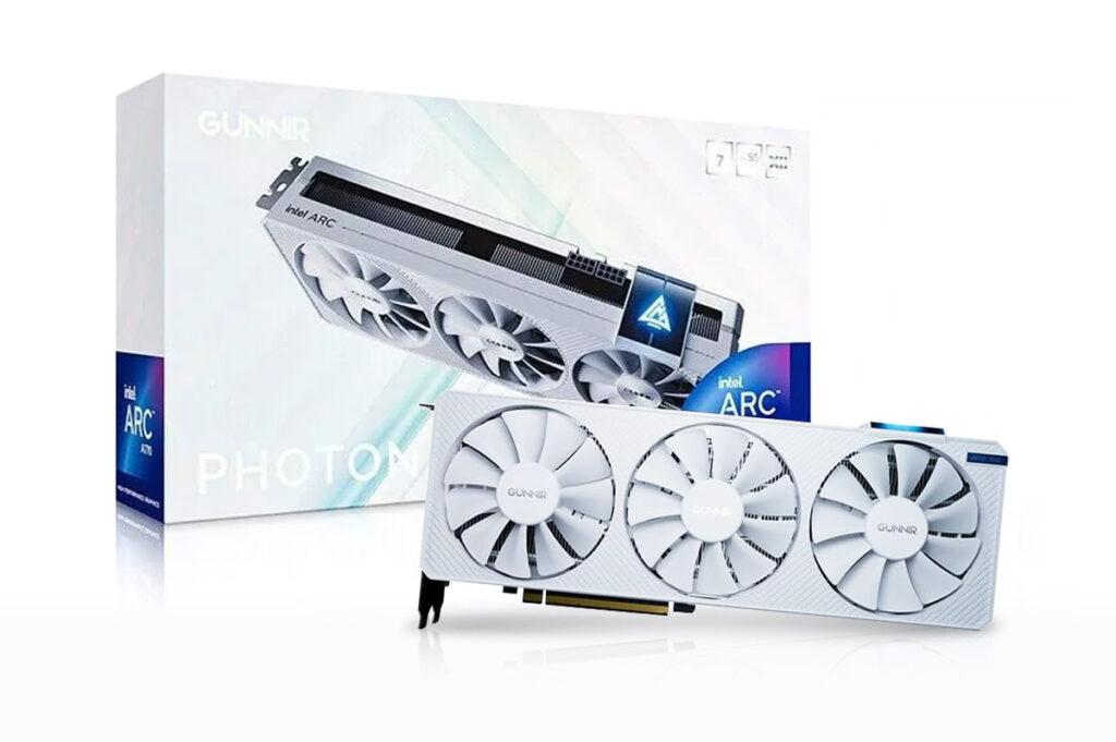 GUNNIR Intel Arc A770 Photon 16 GB OC White