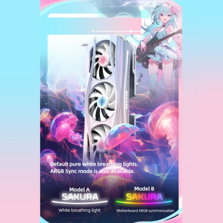 Yeston Sakura Atlantis RX 9070 XT 16GB GDDR6 256-bit 4nm Graphics Card - Lighting modes