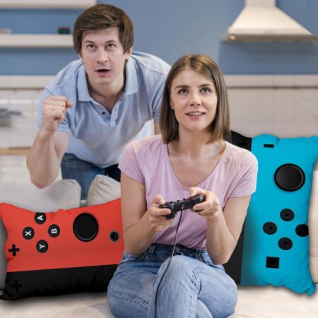 Gaming Throw Pillow Cases Set of 2 - Perfect Gifts for Teen Boys - Soft and Stylish