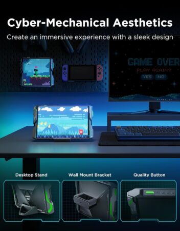 Govee Gaming Pixel Light: 150+ Scene Modes, RGBIC LED Panel with Real-time Info Display