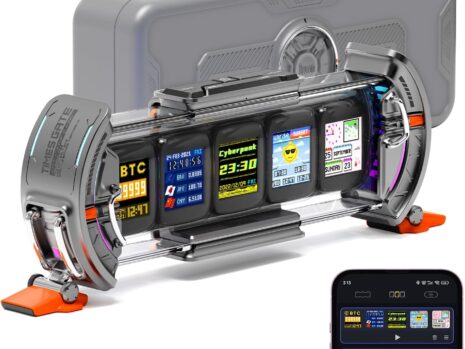 Divoom Times Gate: Cyberpunk Pixel Art Informative Display