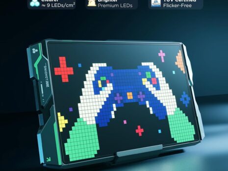 Govee Gaming Pixel Light: 150+ Scene Modes, RGBIC LED Panel with Real-time Info Display