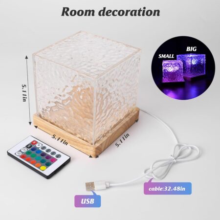 Ocean Wave Ceiling Projector - Color-Changing Aurora And Sunset LED Lamp