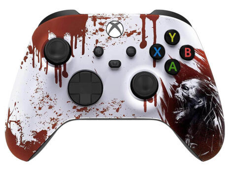 Custom Controllerzz Wireless Controller for Microsoft Xbox Series X/S & Xbox One – X/S Bloody Zombie