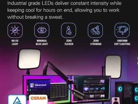 Elgato Key Light – 2800 Lumens Adjustable Studio Light