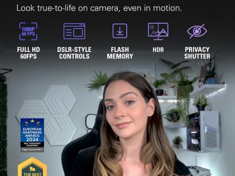 Elgato Facecam MK.2 – Premium Full HD 1080p Webcam for Streaming, Gaming & Video Calls