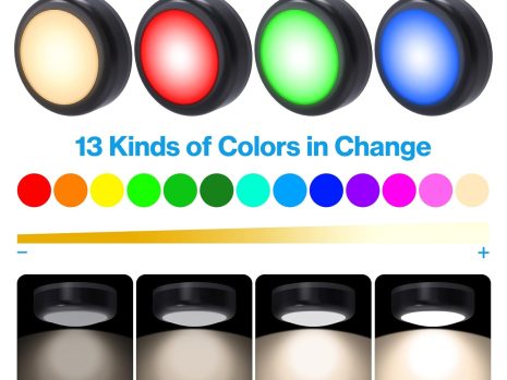 Cadrim RGB Lights for Gaming Shelves And Display Cabinets – 6 Pack