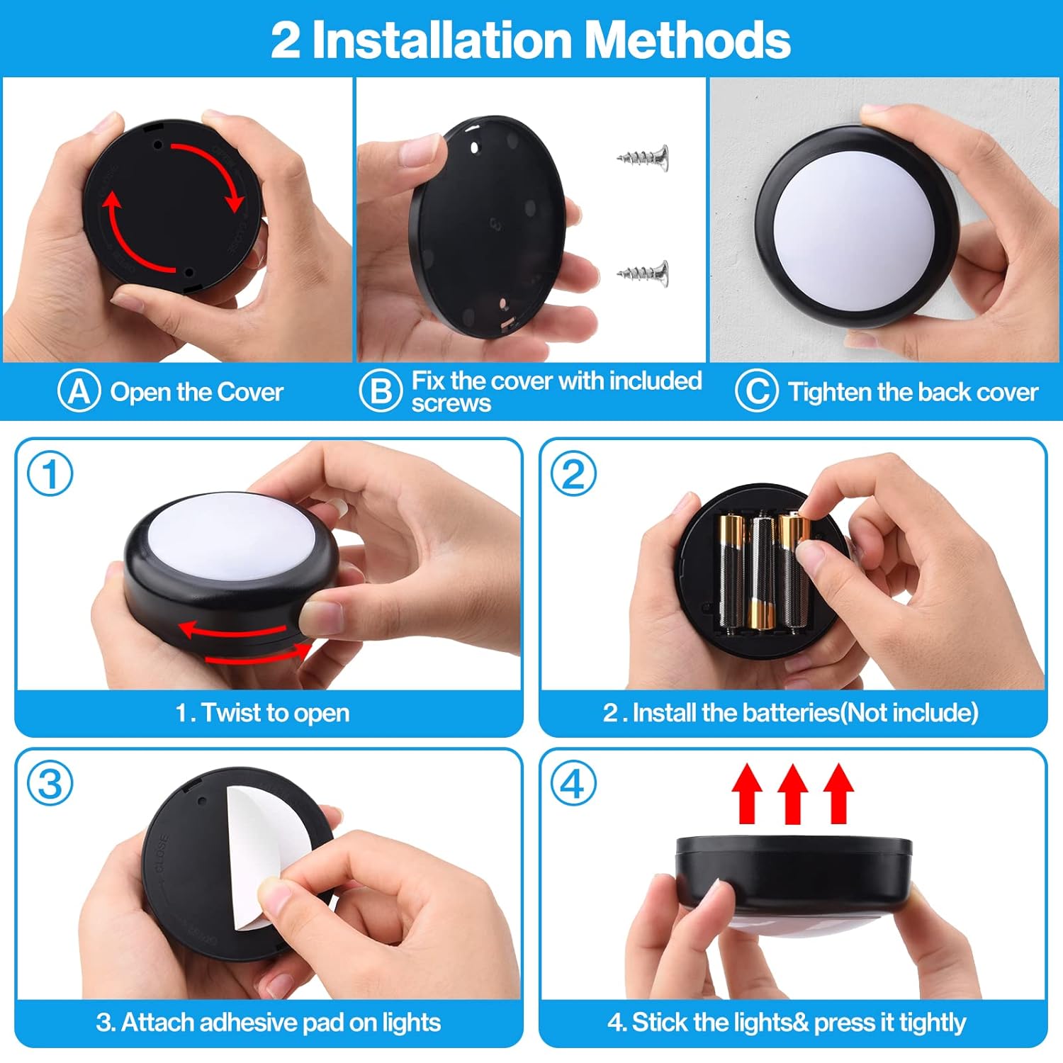 Cadrim RGB Lights for Gaming Shelves And Display Cabinets - 6 Pack