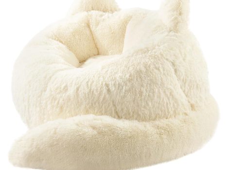 Giant Faux Fur Cat Bean Bag Chair – Soft Plush Seat for Adults & Teens Giant Faux Fur Cat Bean Bag Chair – Soft Plush Seat for Adults & Teens